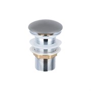 VINCEA Донный клапан с керамической крышкой DBS0-216MA, антрацит мат. крышка, без перелива DBS0-216MA