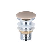 VINCEA Донный клапан с керамической крышкой DBS0-216MC, капучино мат. крышка, без перелива DBS0-216MC
