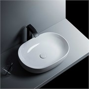 VINCEA Раковина керамическая VBS-302, 600*415*135 накладная, цвет белый VBS-302