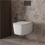 VINCEA Capri Унитаз подвесной Capri VT1-63T Tornado, цвет белый, ультратонкое сиденье soft-close VT1-63T