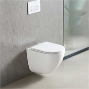 VINCEA Bien Унитаз подвесной Tornado Bien VT1-51T безободковый, цвет белый, ультратонкое soft-close сиденье VT1-51T