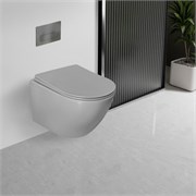 VINCEA Globo Унитаз подвесной Globo VT1-14TMG Tornado, цвет серый матовый, ультратонкое soft-close сиденье VT1-14TMG