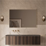 VINCEA База под раковину Luxe 1400 подвесная, 2 выкатных ящика soft close, натуральный орех VMC-4LX140WN