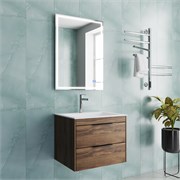 VINCEA База под раковину Chiara 2D 600 подвесная, 2 выкатных ящика soft-close, C.Oak VMC-2C2600CO