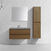 VINCEA База под раковину Luka 1000 подвесная, 2 выкатных ящика soft-close, T.Oak VMC-2L100TO