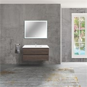 VINCEA База под раковину Gio 100 подвесная, 2 выкатных ящика soft-close, R.Oak VMC-2G100RO