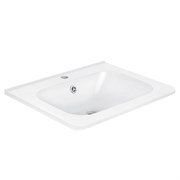 VINCEA Раковина VCB-2VP600W из искуственного камня, цвет белый VCB-2VP600W