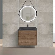 VINCEA База под раковину Paola 600 подвесная, 2 выкатных ящика soft close, V.Oak VMC-2P600VO
