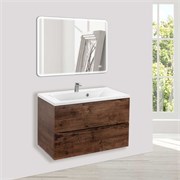 VINCEA База под раковину Mia 750 подвесная, 2 выкатных ящика soft close, R.Wood VMC-2MA750RW