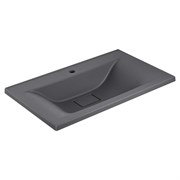VINCEA Раковина VCB-3M750G из кварцевого камня, цвет серый VCB-3M750G