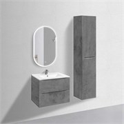 VINCEA База под керамическую раковину Mia 700 подвесная, 2 выкатных ящика soft close, Beton VMC-2MC700BT