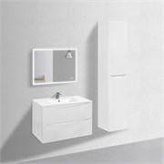 VINCEA База под керамическую раковину Mia 900 подвесная, 2 выкатных ящика soft close, G.White VMC-2MC900GW