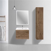 VINCEA База под керамическую раковину Mia Slim 700 подвесная, 2 выкатных ящика soft close, V.Oak VMC-2MC700S1VO