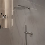 VINCEA Душевой комплект Groove VSFW-4G01BN встраиваемый, 2 режима, 30см верх душ, брашированный никель VSFW-4G01BN
