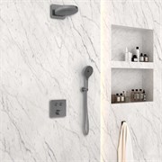VINCEA Душевой комплект VSFW-4I211GM встраиваемый, вороненая сталь VSFW-4I211GM