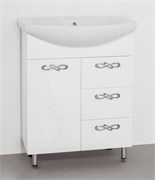 STYLE LINE Тумба с раковиной Style Line Венеция 65 (3 ящ.) под умывальник Балтика 65 ЛС-00000254