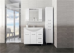 STYLE LINE Тумба с раковиной Style Line Ирис 100 (3 ящ.) под умывальник Эльбрус 100 ЛС-00000178