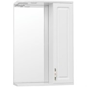 STYLE LINE Зеркальный шкаф Олеандр-2 55/С, белый ЛС-00000049