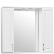 STYLE LINE Зеркальный шкаф Олеандр-2 90/С, белый ЛС-00000242