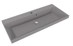 STYLE LINE Раковина для мебели ASTI 1000x450 кварц, серый шелк (отдельно не продается) СС-00002479