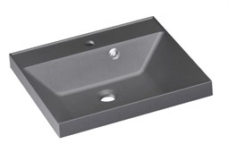 STYLE LINE Раковина для мебели ASTI 500x450 кварц, серый шелк (отдельно не продается) СС-00002486