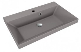 STYLE LINE Раковина для мебели ASTI 700x450 кварц, серый шелк (отдельно не продается) СС-00002473