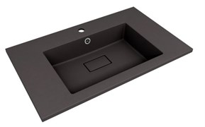 STYLE LINE Раковина для мебели LINE 800*480 кварц, антрацит (отдельно не продается) СС-00002459