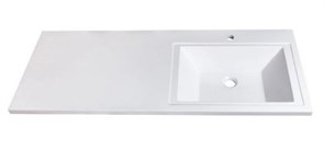 STYLE LINE Раковина для мебели Даллас 1300*482 правый (отдельно не продается) СС-00000540