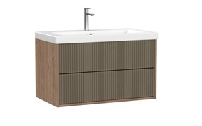 CERSANIT Тумба под раковину подвесная CLASSIC RIBBLE 80 для COMO 80 коричневый (69280) 69280