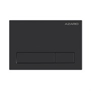 AZARIO Кнопка смыва механическая, двойной смыв, прямоугольные кнопки, чёрный матовый (AZ-ИУ00015) AZ-ИУ00015