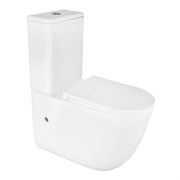 AZARIO Riano Унитаз-компакт 355х620х790 напольный, безободковый, слив 