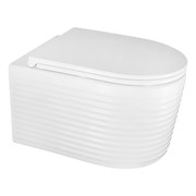 AZARIO Luzio Унитаз подвесной 365х495х360 безободковый, рельефный, слив 