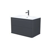 IDDIS Тумба с умывальником, подвесная, 80 см, темно-серый, Oxford Neo, , (OXN80D0i95K) OXN80D0i95K