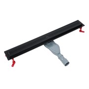 IDDIS Лоток душевой, сифон 360, комбинированный затвор, перфорированная решетка, 800мм, черный, , 975B8BL20DZ 975B8BL20DZ