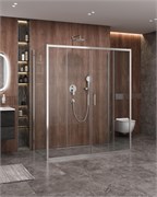 CEZARES Molveno Душевой уголок прямоугольный размер 170x90 см двери раздвижные профиль - хром / стекло - прозрачное MOLVENO-AH-2/2-170/90-C-Cr-IV