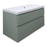 AZARIO Комплект Тумба Viola 100/2 1000х450х650 подвесная, с раковиной Астория 100, фисташковый (CS00097148) CS00097148
