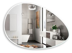 AZARIO Зеркало OMEGA 600х920 с подсветкой, бесконтактный сенсор с функцией диммера (LED-00002934) LED-00002934