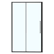 AZARIO Душевая дверь SHANGHAI 1200х1950 раздвижная, прозрачное стекло 6 мм, профиль черный матовый (AZ-Y43-120-MB-CL) AZ-Y43-120-MB-CL