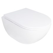 AZARIO Унитаз подвесной RUMBA 360х520х365 безободковый, система смыва 