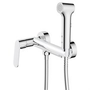 AZARIO Гигиенический душ Alanti со смесителем, керамический картридж, однорычажный, шланг 150 см, хром (AZ-K2532) AZ-K2532