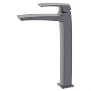 AZARIO Смеситель для раковины-чаши Conda высокий, керамический картридж, графит (AZ-K9011GR) AZ-K9011GR