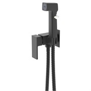 AZARIO Гигиенический душ Graves со смесителем, керамический картридж, скрытый монтаж, шланг 150 см, черный матовый (AZ-KFX03B) AZ-KFX03B