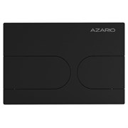 AZARIO Кнопка смыва NEW-TS механическая, двойной смыв, овальные кнопки, нержавеющая сталь 304, черный (AZ-SS-001-B) AZ-SS-001-B