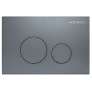 AZARIO Кнопка смыва NEW-TS механическая, двойной смыв, круглые кнопки, нержавеющая сталь 304, серый (AZ-SS-002-GG) AZ-SS-002-GG