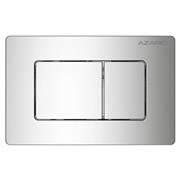 AZARIO Кнопка смыва NEW-TS механическая, двойной смыв, квадратные кнопки, нержавеющая сталь 304, хром (AZ-SS-003-CH) AZ-SS-003-CH
