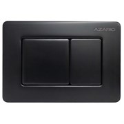 AZARIO Кнопка смыва NEW-TS механическая, двойной смыв, квадратные кнопки, нержавеющая сталь 304, черный (AZ-SS-003-B) AZ-SS-003-B