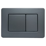 AZARIO Кнопка смыва NEW-TS механическая, двойной смыв, квадратные кнопки, нержавеющая сталь 304, серый (AZ-SS-003-GG) AZ-SS-003-GG