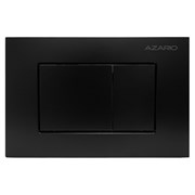 AZARIO Кнопка смыва NEW-TS механическая, двойной смыв, квадратные кнопки, ABS пластик, черный (AZ-ABS-001-B) AZ-ABS-001-B