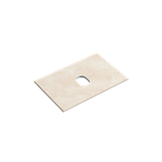 SANCOS Столешница для ванной комнаты 700х460, цвет kreman, арт. TT70A2 TT70A2