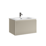 SANCOS Тумба подвесная Snob R 1.0 690х445х406, c одним ящиком оснащенным доводчиками Beige Soft, арт. SNR1.070CE SNR1.070CE